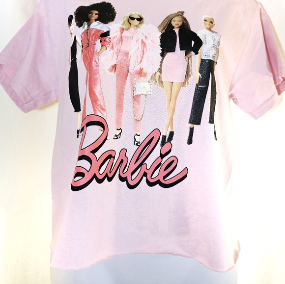 2/$20 New Barbie Crop Tee - Picture 6 of 7